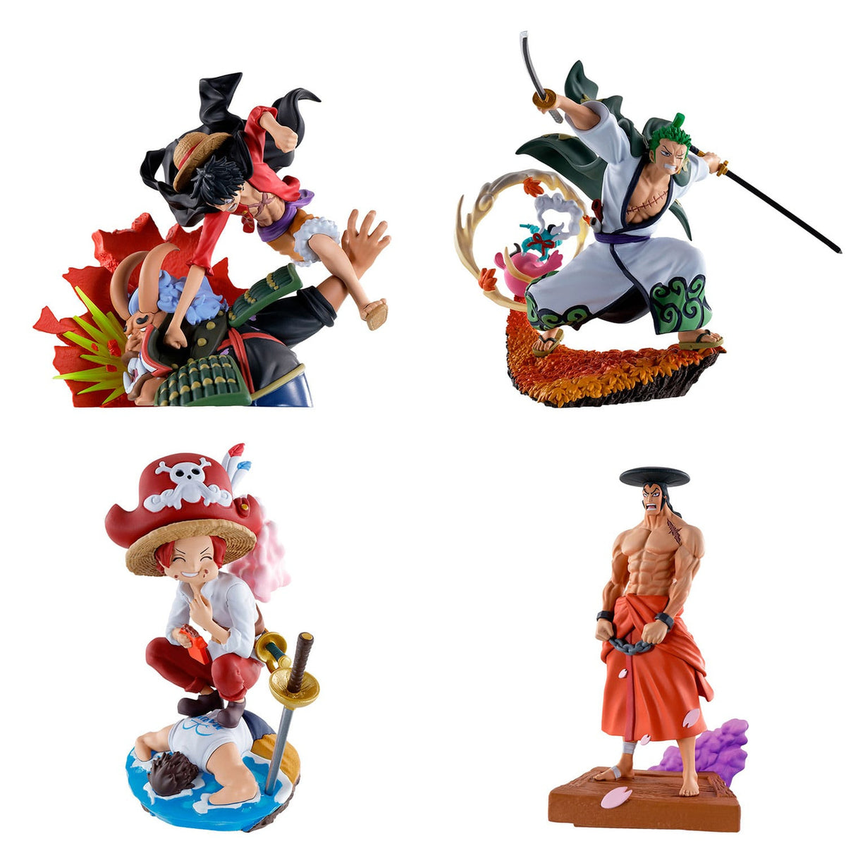 Produktbild One Piece Petitrama PVC Mini-Statue Logbox Re Birth Wano