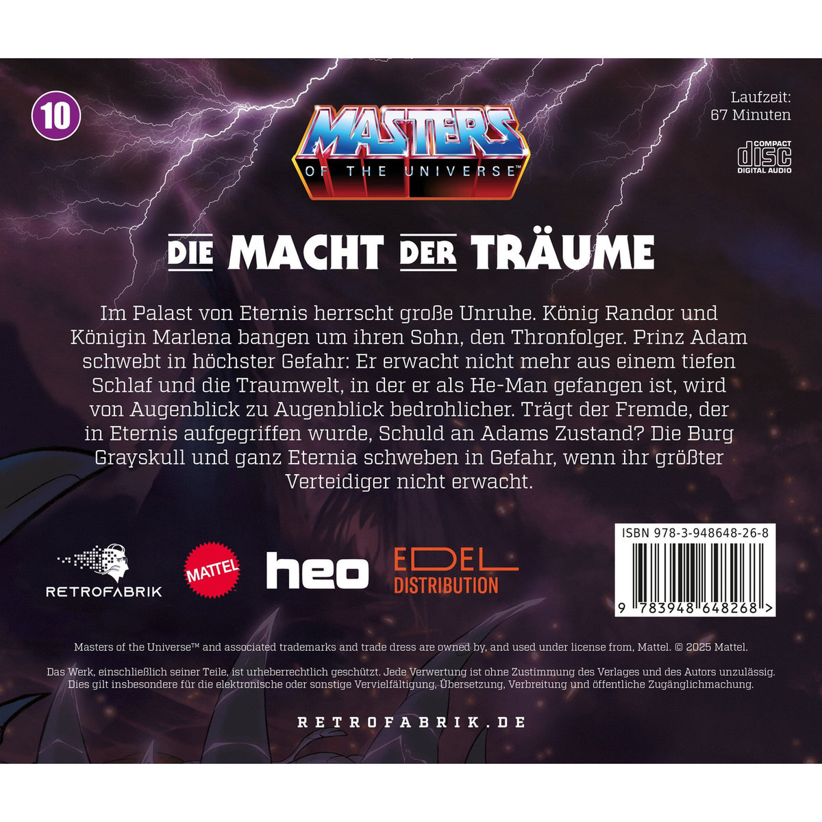 Produktbild Masters of the Universe Hörspiel-CD Folge 10: Die Macht der