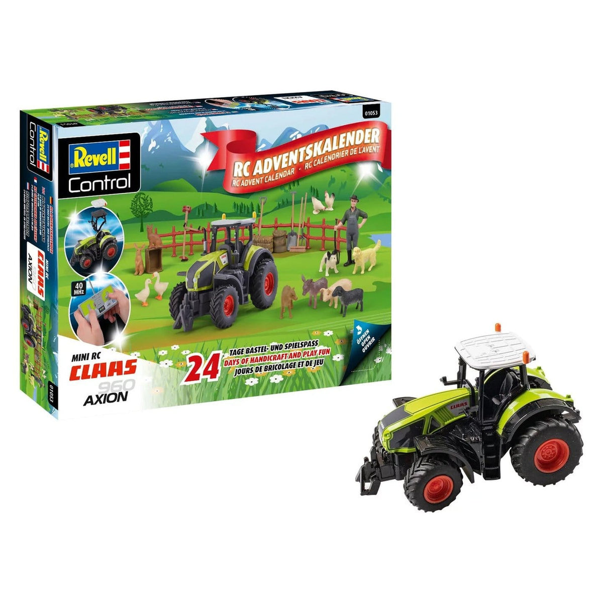 Produktbild Claas Revell Control Adventskalender RC Traktor Axion 960