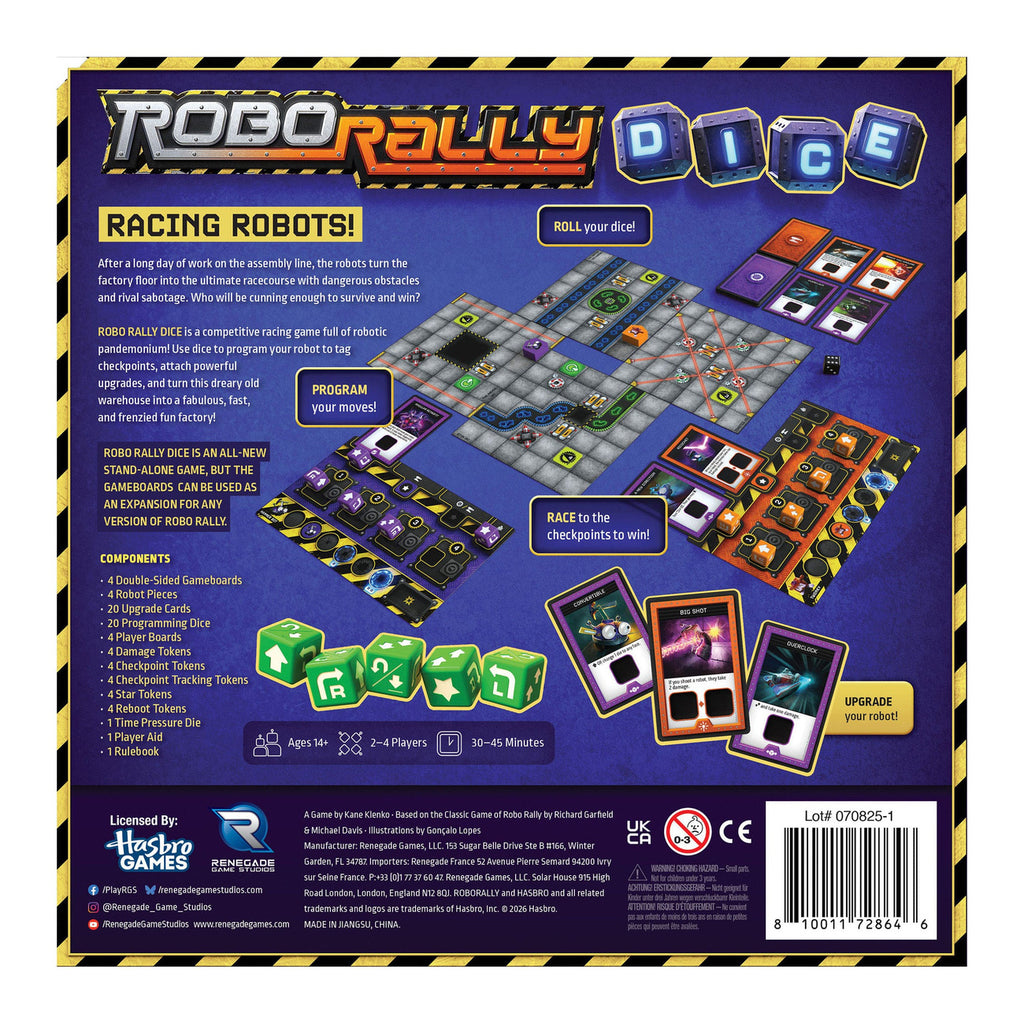 Produktbild Robo Rally Würfelspiel Robo Rally Dice *Englische Version*
