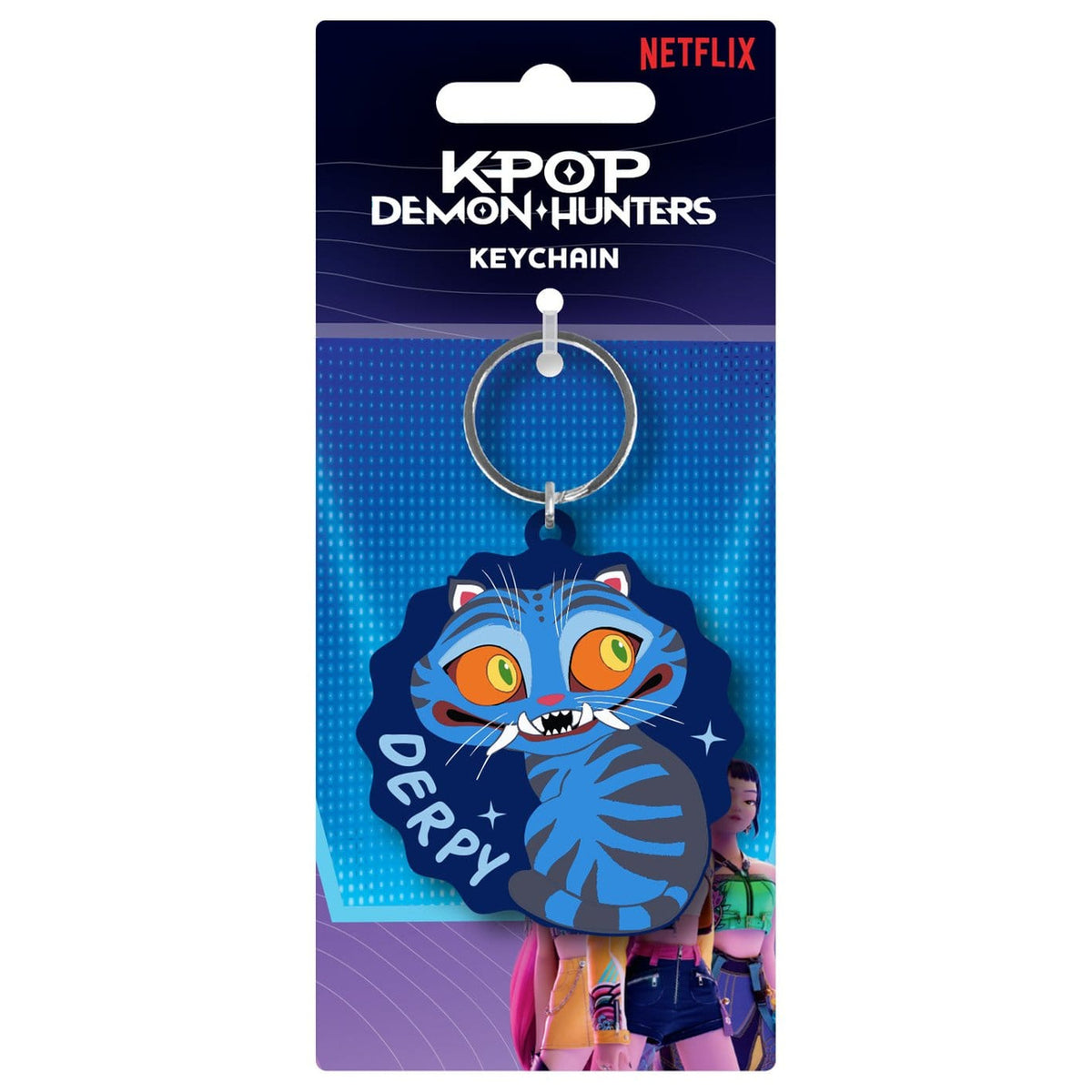 Produktbild KPop Demon Hunters PVC Schlüsselanhänger Derpy Tiger