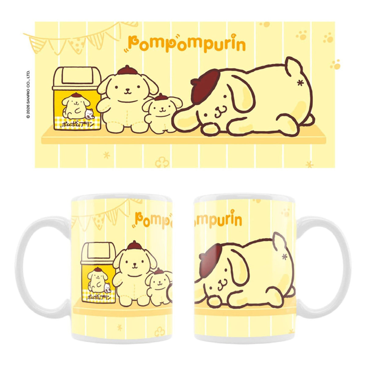 Produktbild Sanrio Tasse Pompompurin Squishy Cute Purin 02