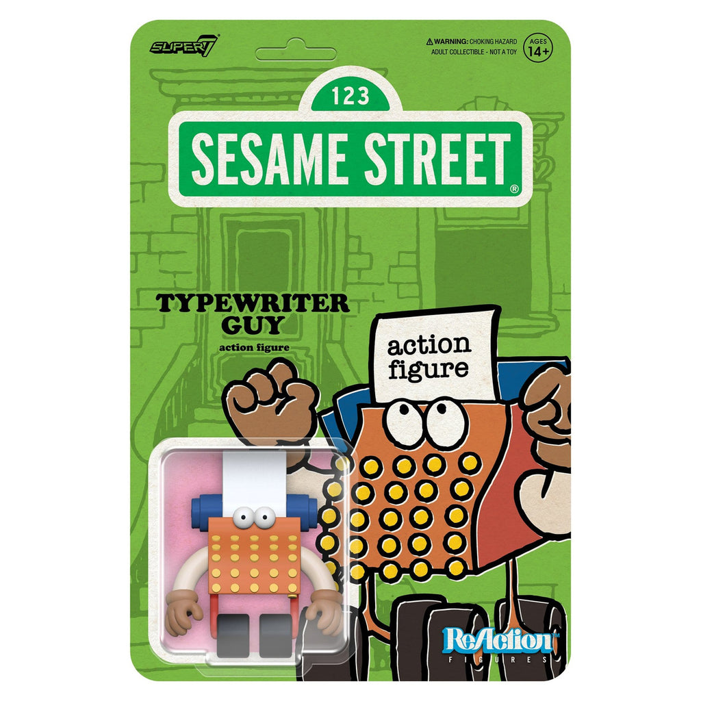 Produktbild Sesamstraße ReAction Actionfigur Wave 06 Typewriter Guy 10
