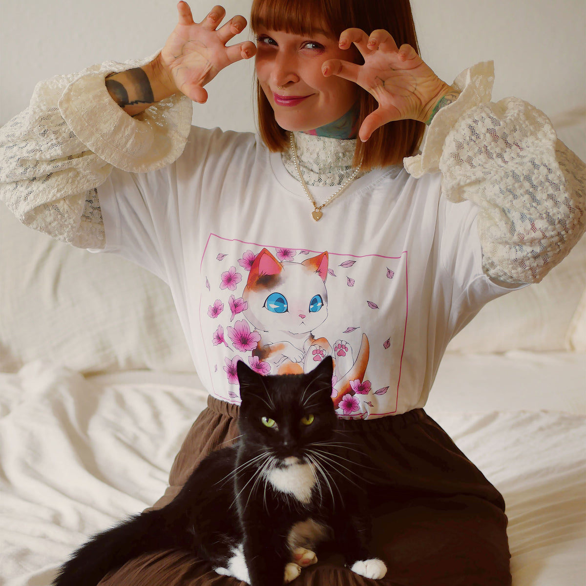 Produktbild Maomao The Cat Limited Edition T-Shirt für Die Tagebücher der Apothekerin Fans