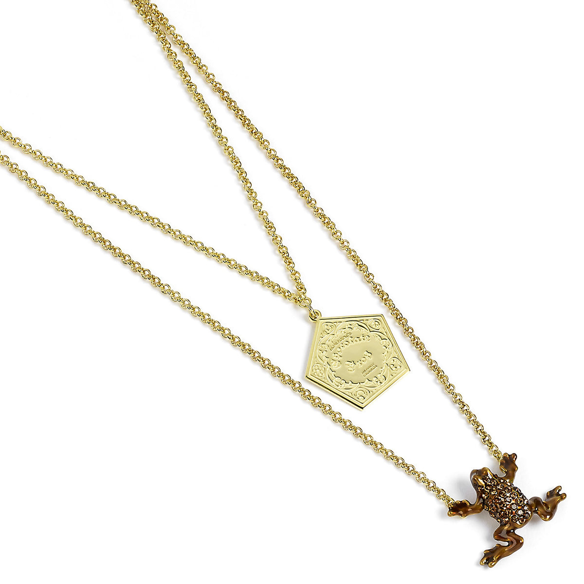 Produktbild Harry Potter - Schokofrosch Kette mit Kristallen