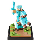 Produktbild Minecraft – Diamond Armor Steve auf Pferd Figur