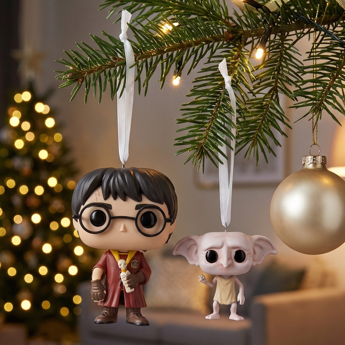 Produktbild Harry Potter - Dobby und Harry Weihnachtsbaum-Schmuck