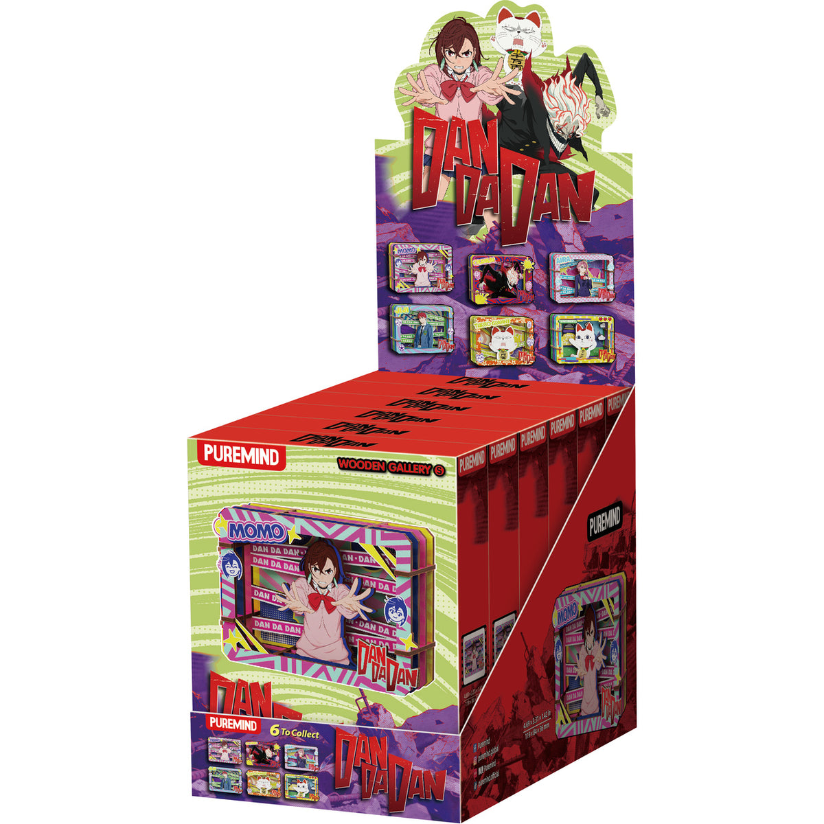 Produktbild Dandadan - Signal Intrusion Mystery Mini Holzbild 6er Display