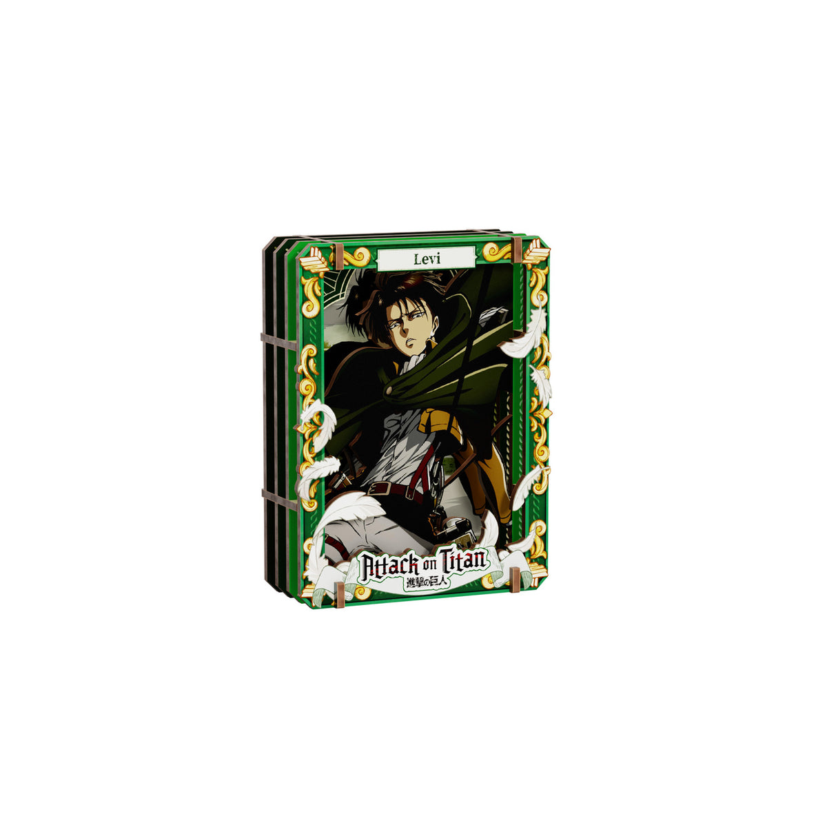 Produktbild Attack on Titan - Showdown Scenes Wooden Gallery 3D Mystery Holzbild 6er Display