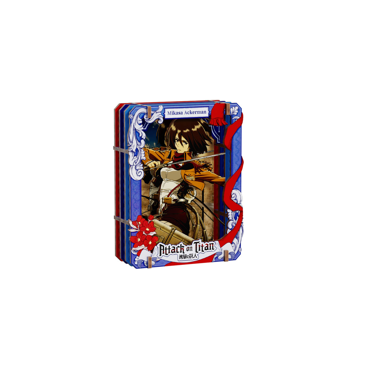 Produktbild Attack on Titan - Showdown Scenes Wooden Gallery 3D Mystery Holzbild 6er Display