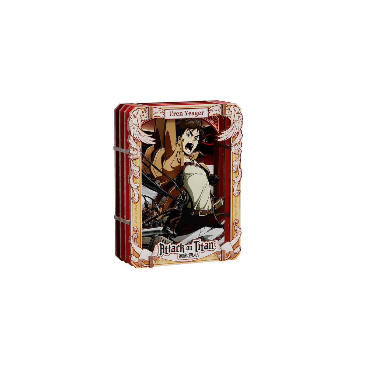 Produktbild Attack on Titan - Showdown Scenes Wooden Gallery 3D Mystery Holzbild 6er Display