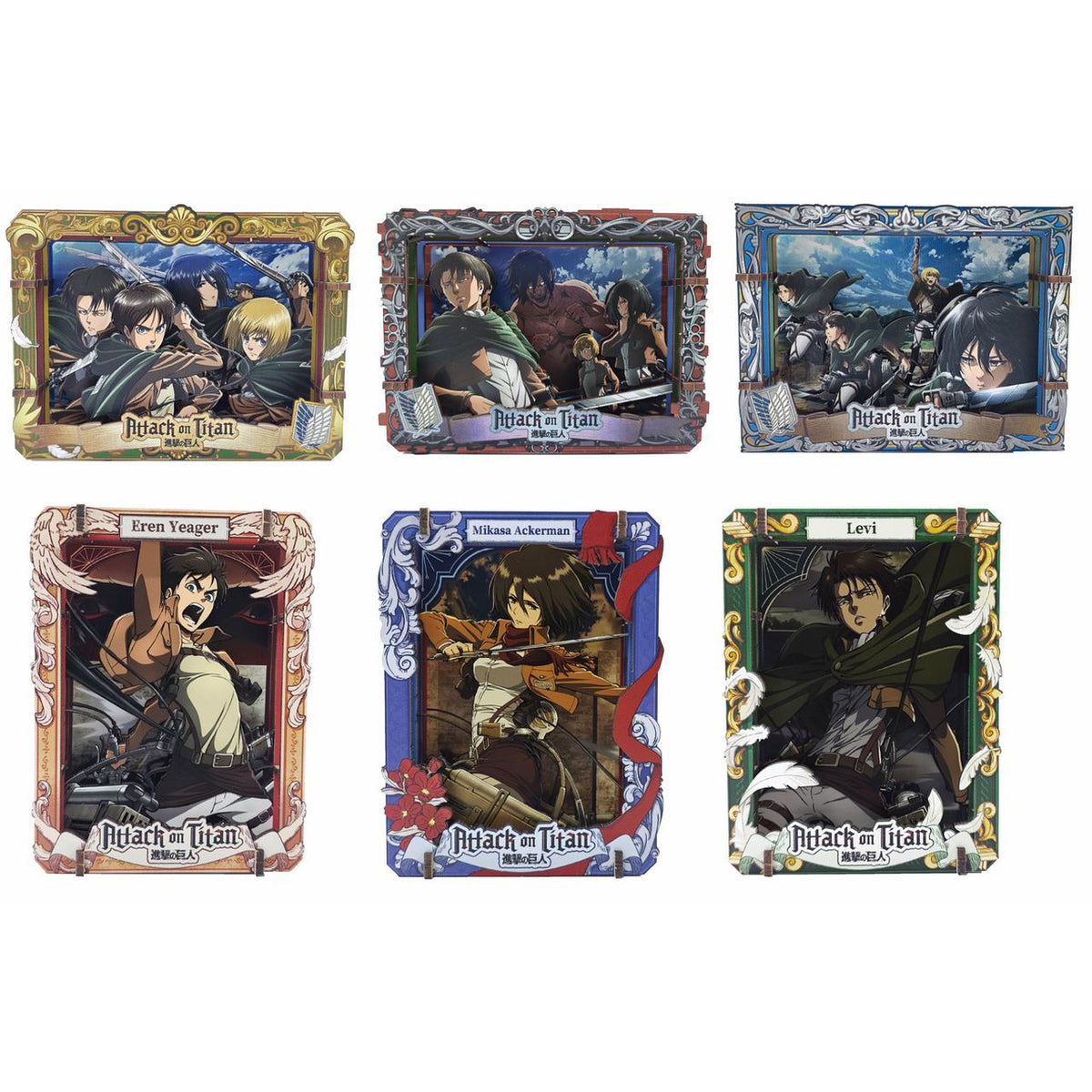 Product image Attack on Titan - Showdown Scenes Wooden Gallery 3D Mystery Wood Art