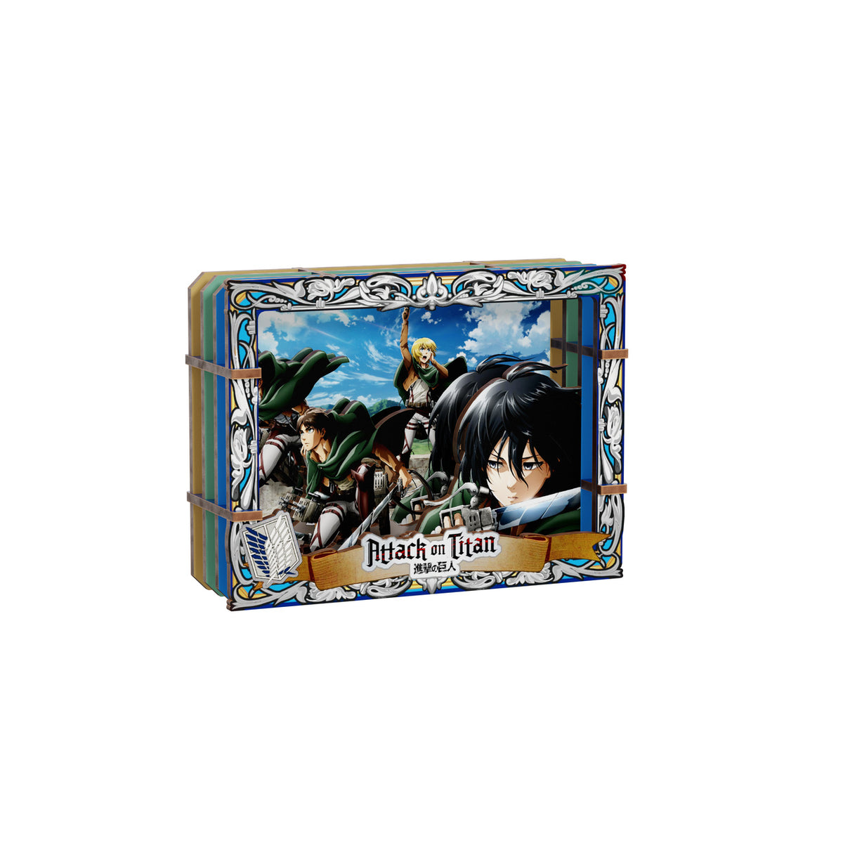 Product image Attack on Titan - Showdown Scenes Wooden Gallery 3D Mystery Wood Art