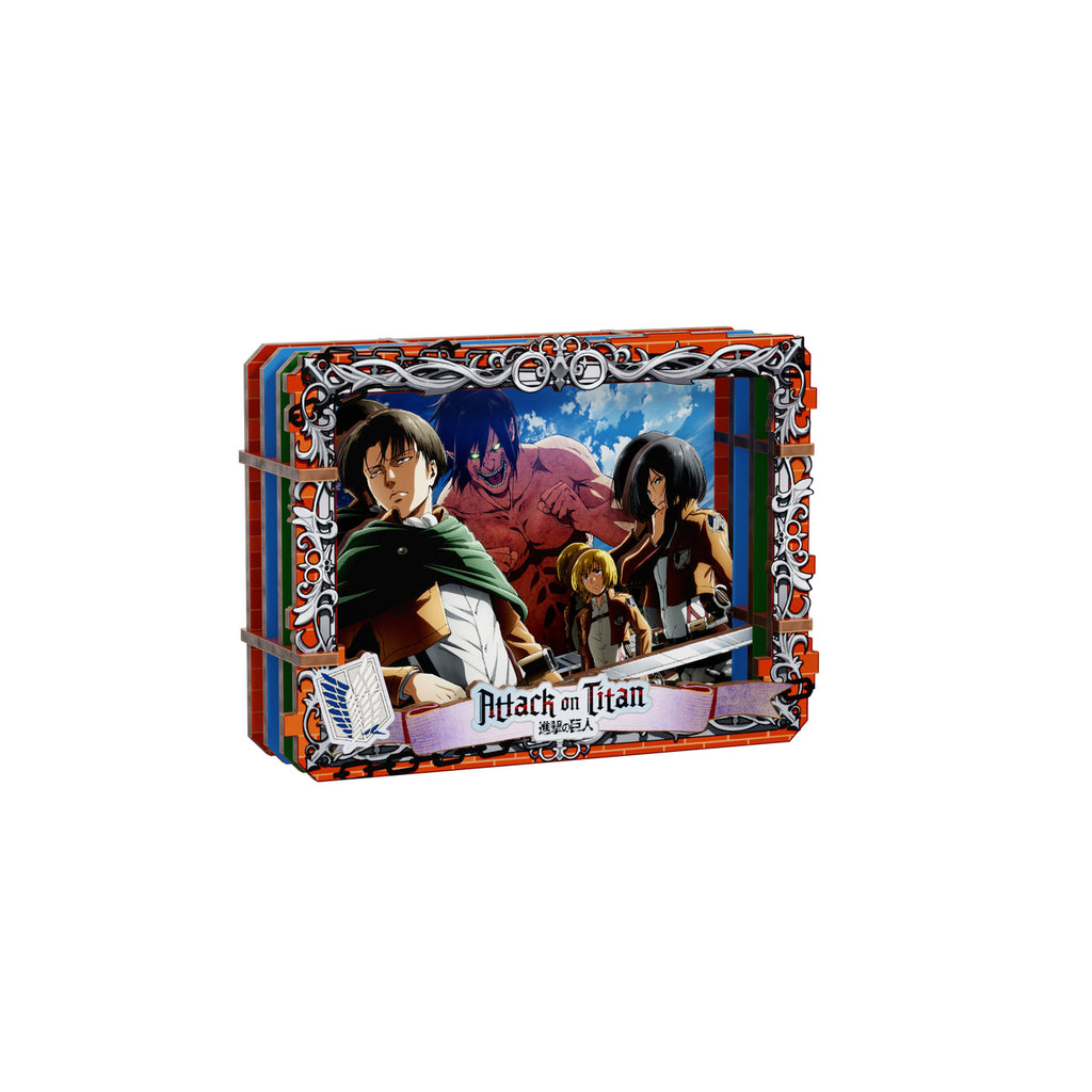 Product image Attack on Titan - Showdown Scenes Wooden Gallery 3D Mystery Wood Art